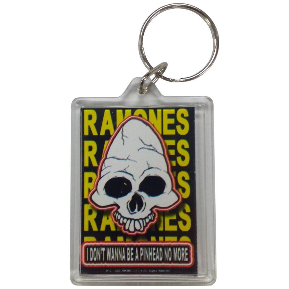RAMONES ラモーンズ (来日 45周年 ) - I DON'T WANNA BE A PINHEAD / キーホルダー - PGS